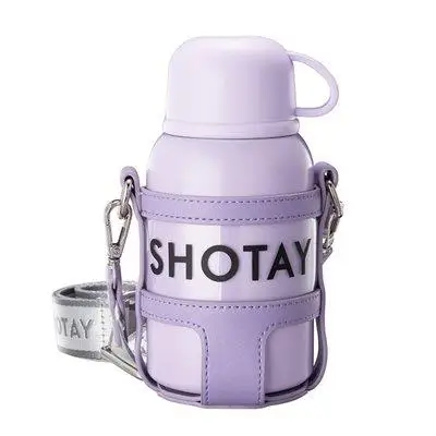 Shotay Turtle Çocuk Termos Matara 520Ml Lila